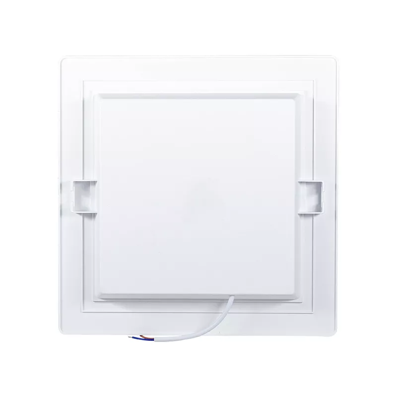 Plafon LED Branco Quadrado de Embutir 24W 6.500K - Noll