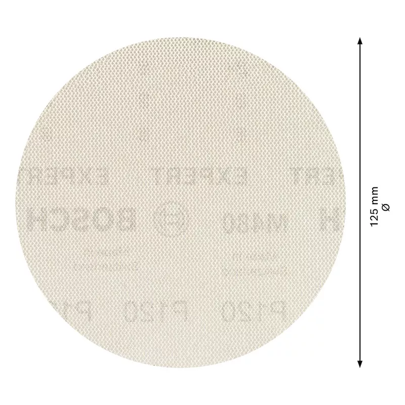 Disco de Lixa EXPERT M480 125mm G120 5 peças - Bosch 