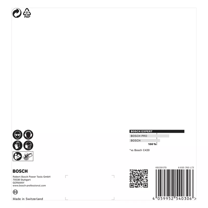 Disco de Lixa Bosch EXPERT M480 150mm G150, 5 peças