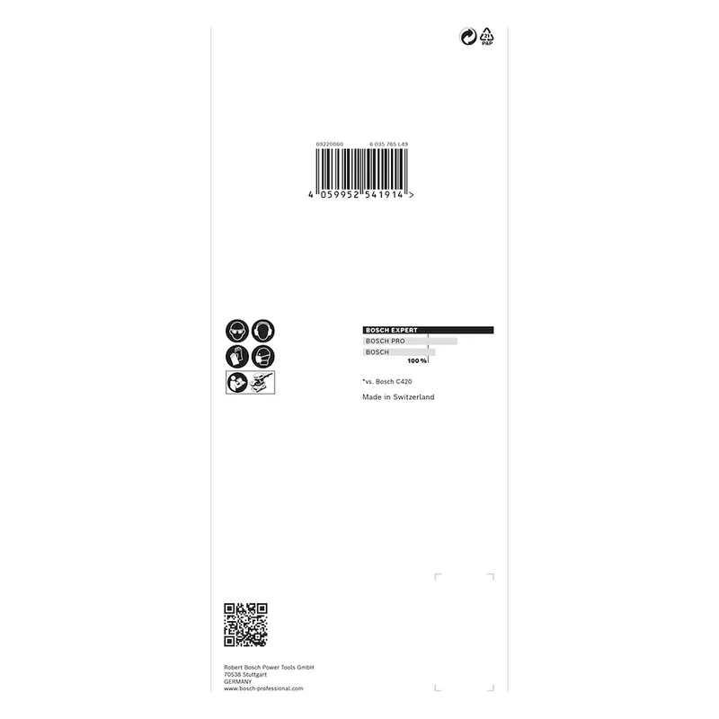 Folhas de lixa Bosch EXPERT C470 93 x 186 mm, G40, 10 peças