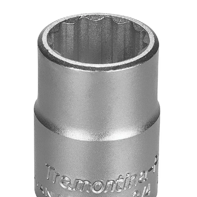 Soquete Estriado em Aço Cromo Vanádio 24 mm - Encaixe 3/4 - Tramontina Pro