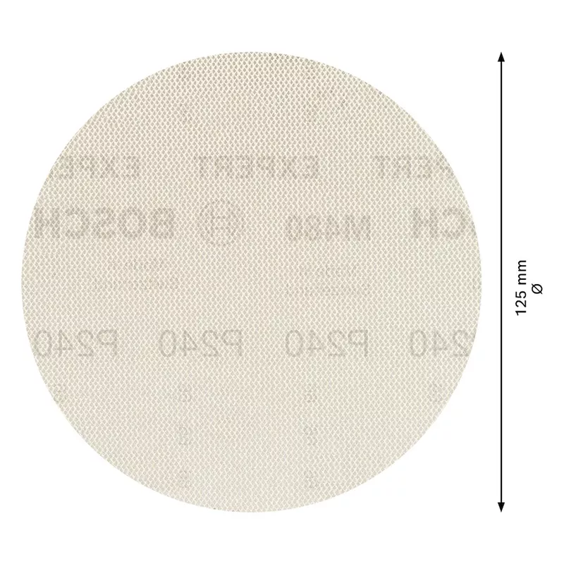 Disco de Lixa Bosch EXPERT M480 125mm G240, 5 peças