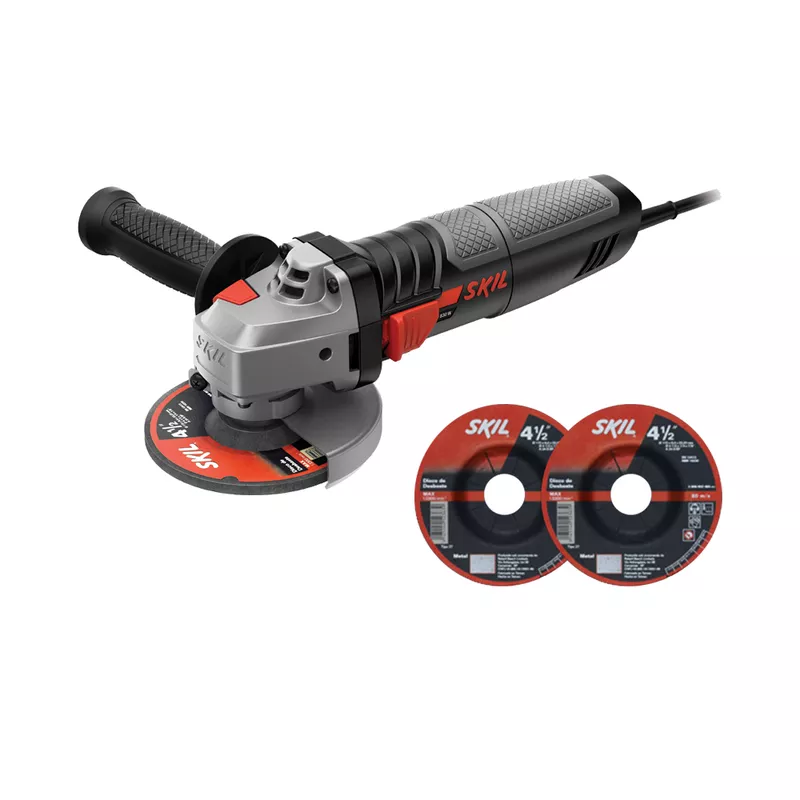 Esmerilhadeira Angular de 4 1/2'' Skil 9004 830W com 2 Discos 