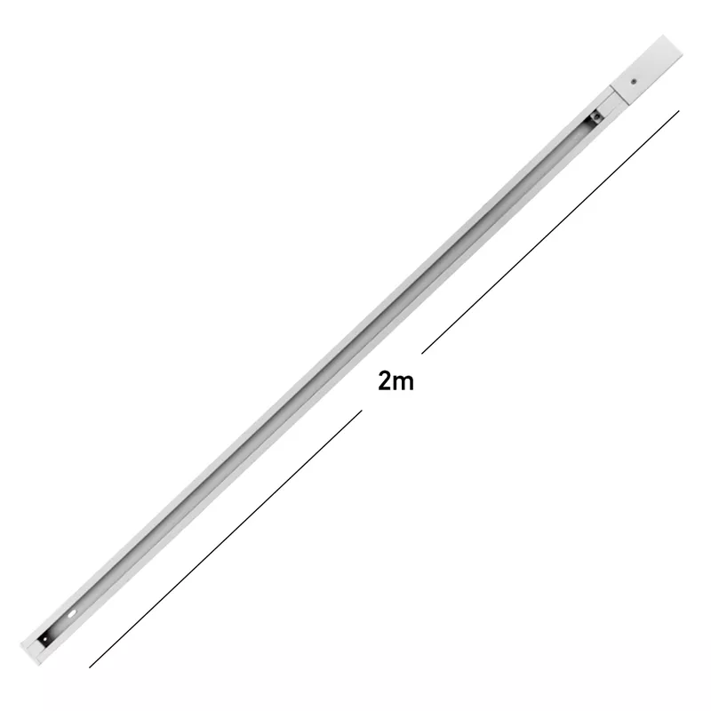 Trilho Eletrificado p/ Spot Led 2M Branco - Noll