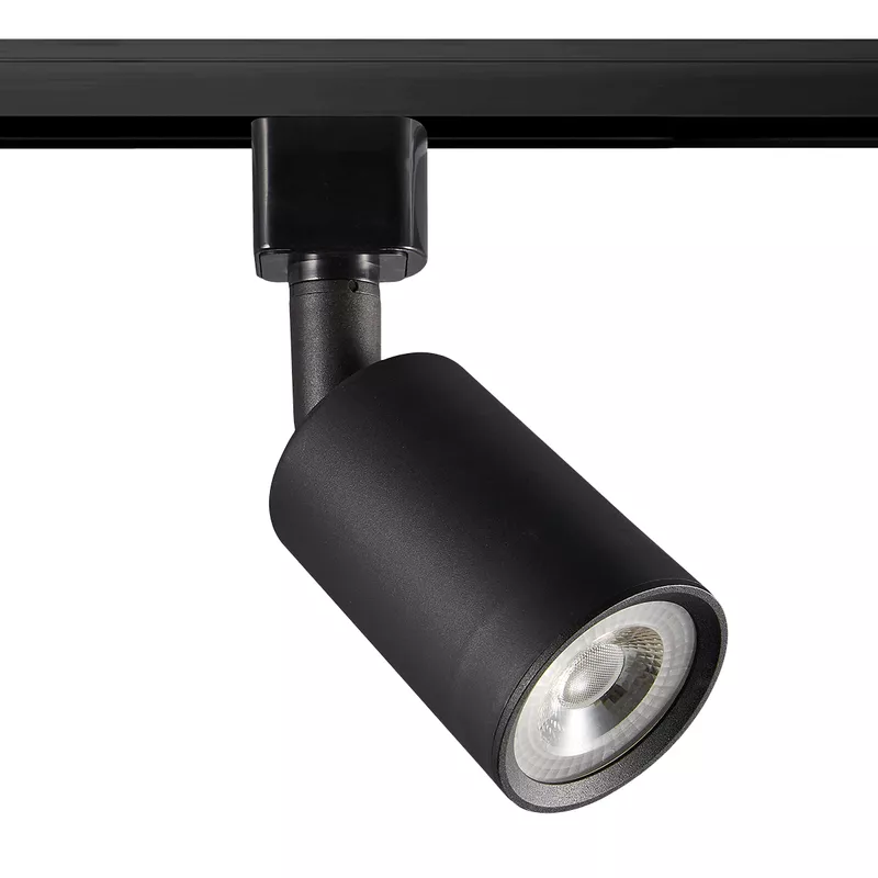 Kit Trilho Eletrificado p/ Spot Led 1M + 4 Spots 7W 6.500K Preto - Noll Led