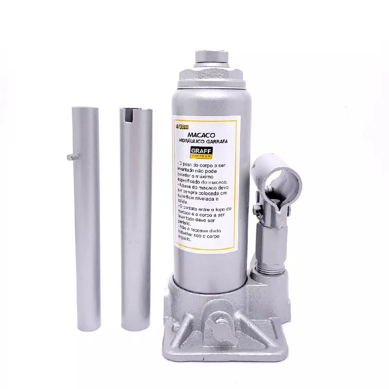 Macaco Hidraulico Garrafa (4t) 4 Toneladas 565,0002 - Graff