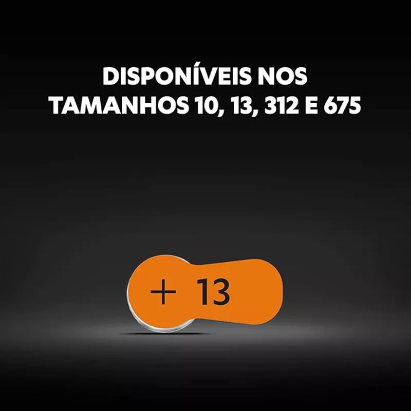 Pilha Auditiva 13 C/6 (108839) - Duracell 
