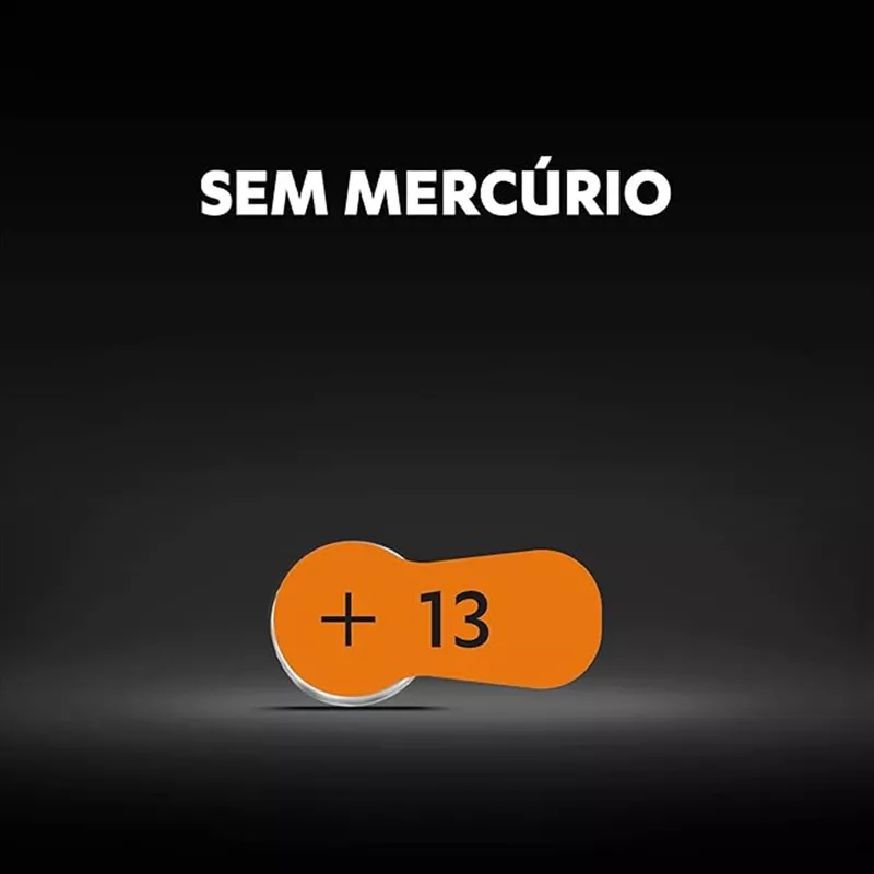 Pilha Auditiva 13 C/6 (108839) - Duracell 