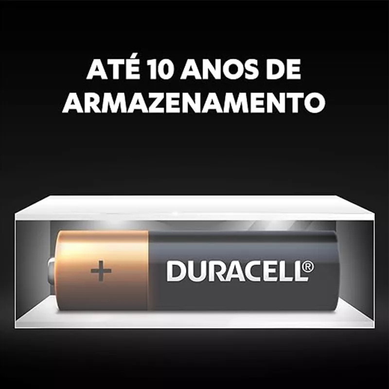 Pilha Alcalina Pequena AA C/2 (96387) Duracell 