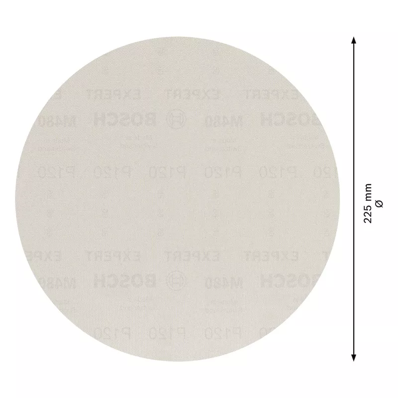Disco de Lixa Expert M480 225mm G120, 25 peças - Bosch 