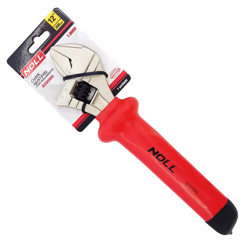 Chave Ajustavél C/ Isolamento 1000v VDE 12'' (594,0003) - Noll