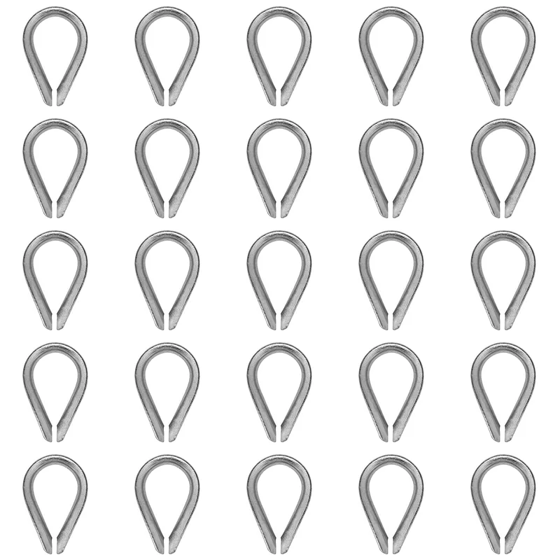 Kit Sapatilha Para Cabo De Aço 1/4'' - 8,0003 (Com 25 Unidades) - Nord 