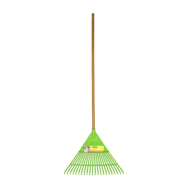 Vassoura Ancinho Plástica 22 Dentes Cabo 120cm FJ 1011 - Trapp