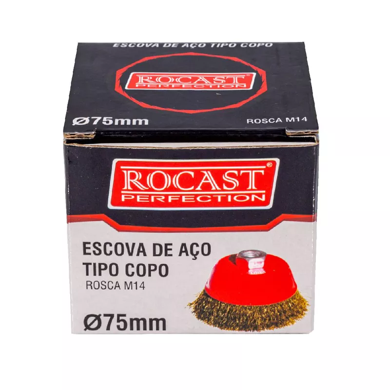 Escova de Aço Latonado Tipo Copo 75mm (319,0029) - Rocast | Ritec ...