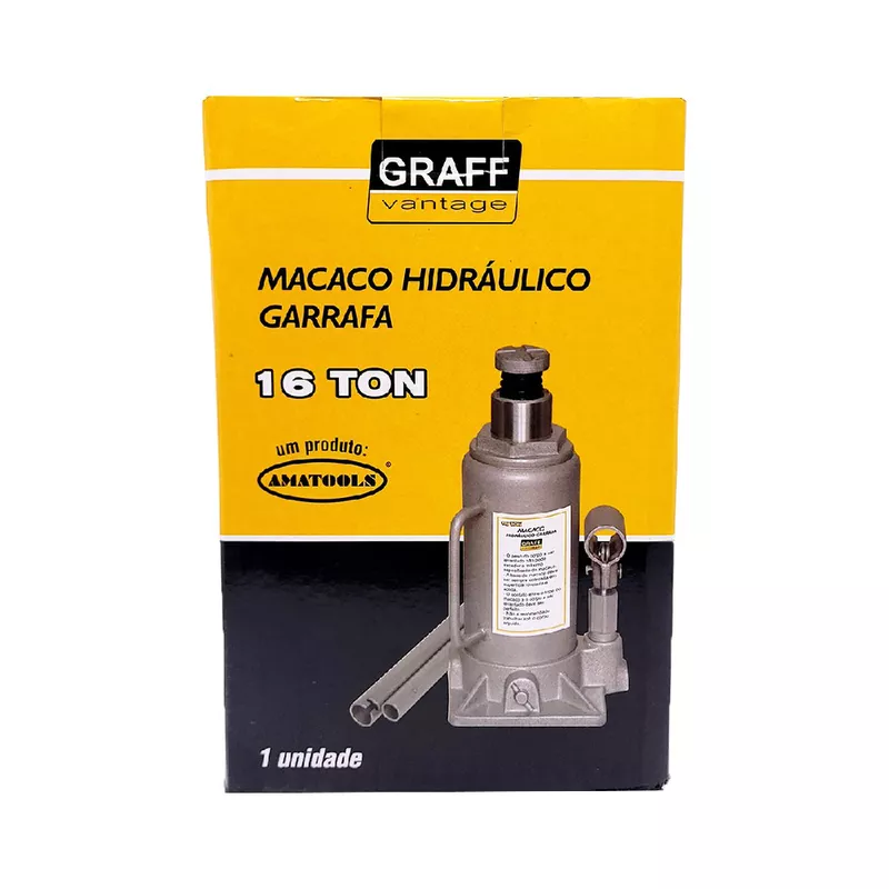 MACACO HIDRAULICO GARRAFA (16T) 16 TONELADAS 565,0007 - GRAFF