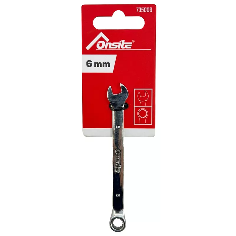 Chave Combinada 6mm em Aço Carbono (735006) - Onsite