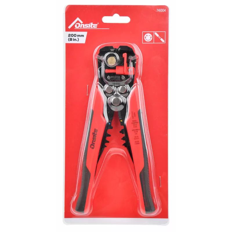 Alicate Decapador De Fios e Crimpador Automático 8'' (741004) - Onsite