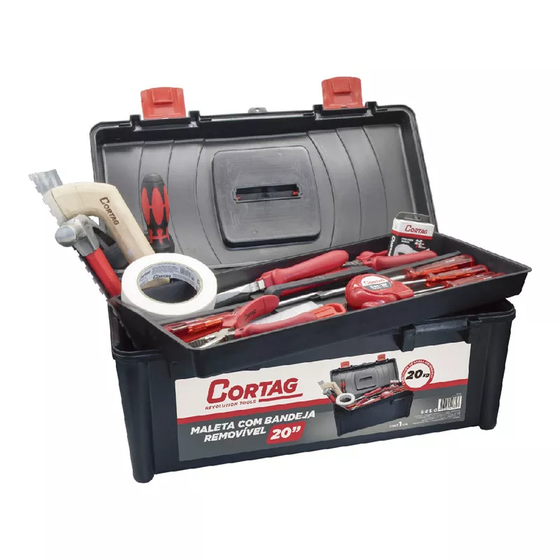 Maleta Com Bandeja Removível 20'' - 20kg (62880) - Cortag