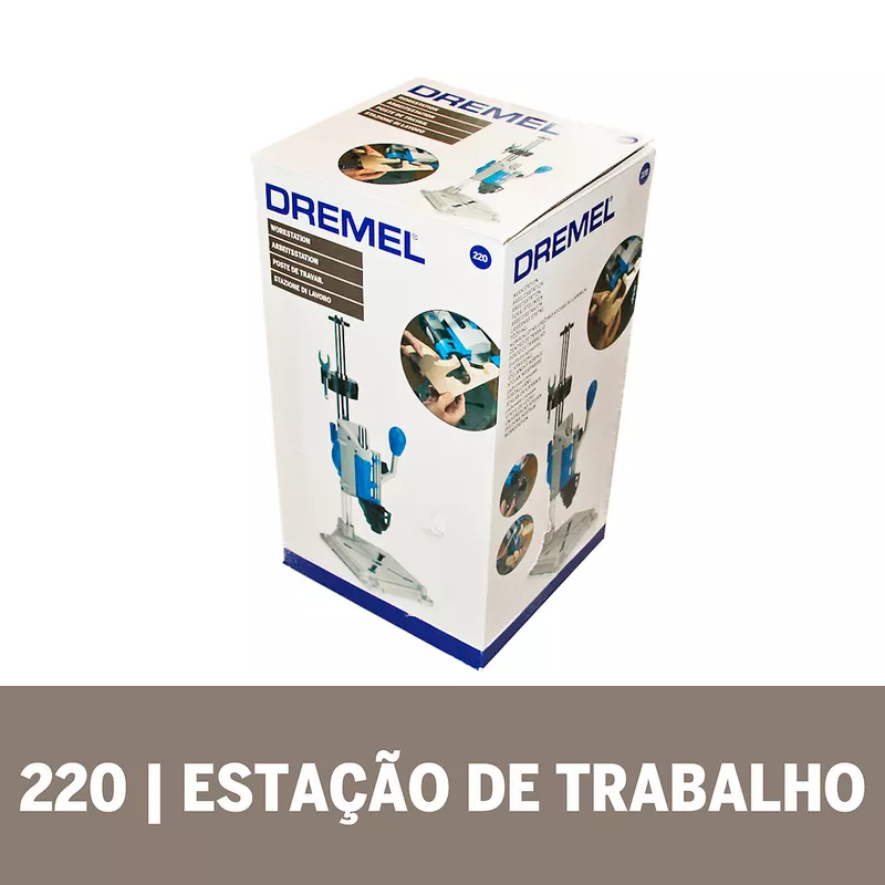 Kit Dremel Micro Retífica 4000 + Estação de Trabalho + Brocas
