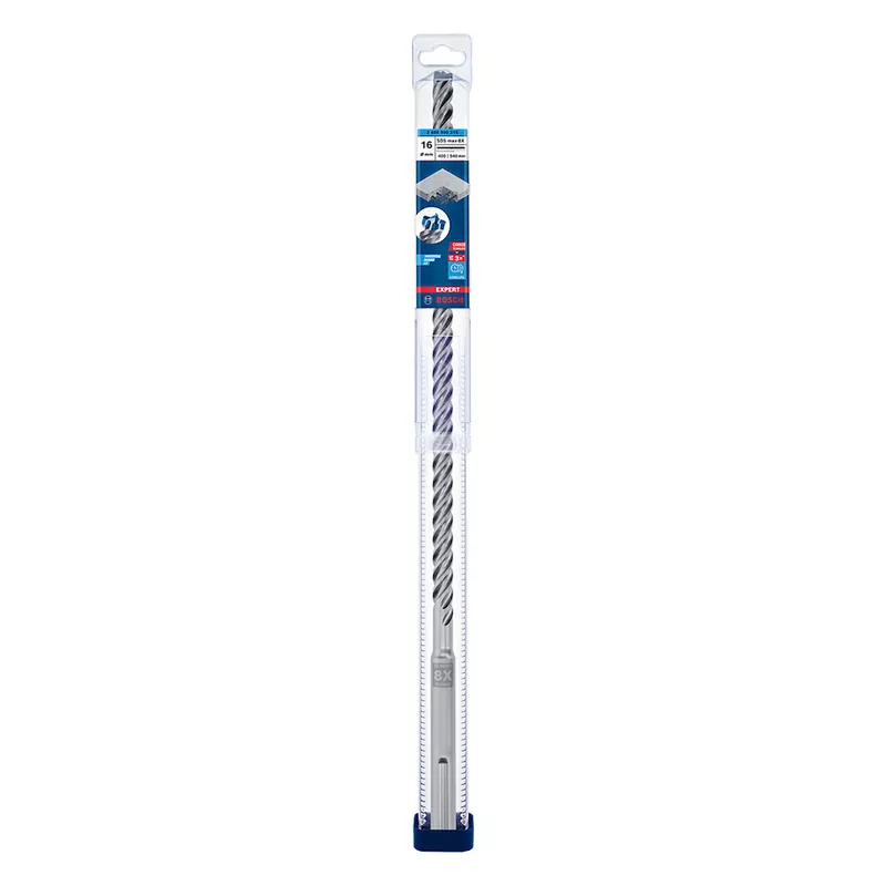 Broca para concreto Bosch EXPERT SDS Max-8X Diâmetro16 x 400 x 540 mm