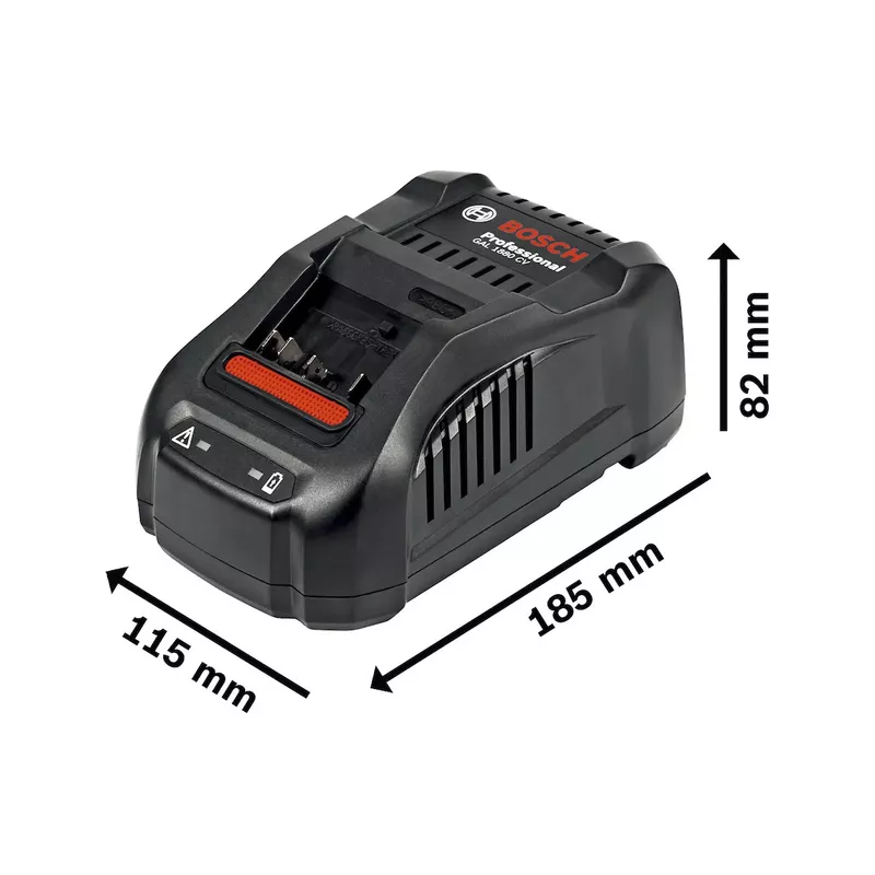 Kit Carregador Rápido 127V e 2 Baterias Procore 18V - 8,0AH (GAL 1800 CV) - Bosch