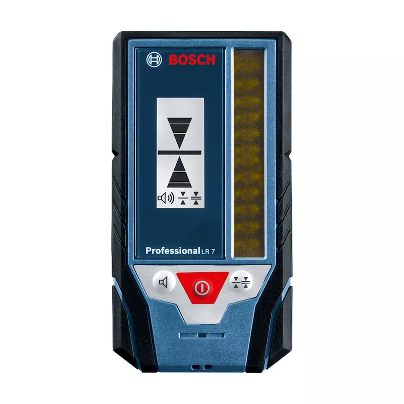 Receptor para nível laser Bosch LR 7 com suporte e saco de proteção