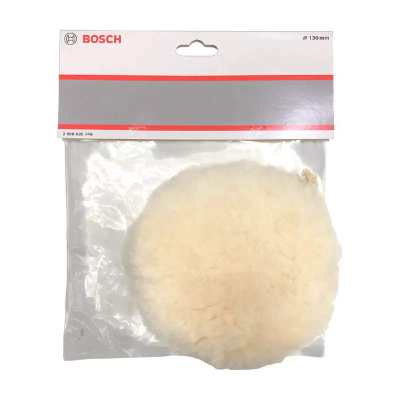 Boina de Lã Natural Para Polimento Com Corda Ajustável 130mm (2608620746) - Bosch