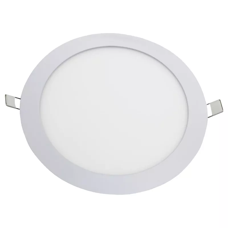 Plafon Branco Redondo de Embutir em LED 24W (520,0009) - Noll Led