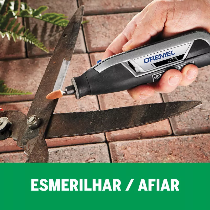 Micro Retífica Lite a Bateria com 10 Acessórios - Dremel