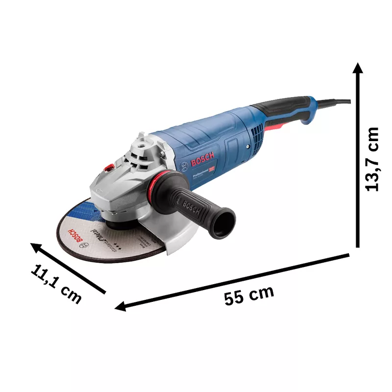 Esmerilhadeira Angular Bosch GWS 25-230 VULCANO 2500W 220V