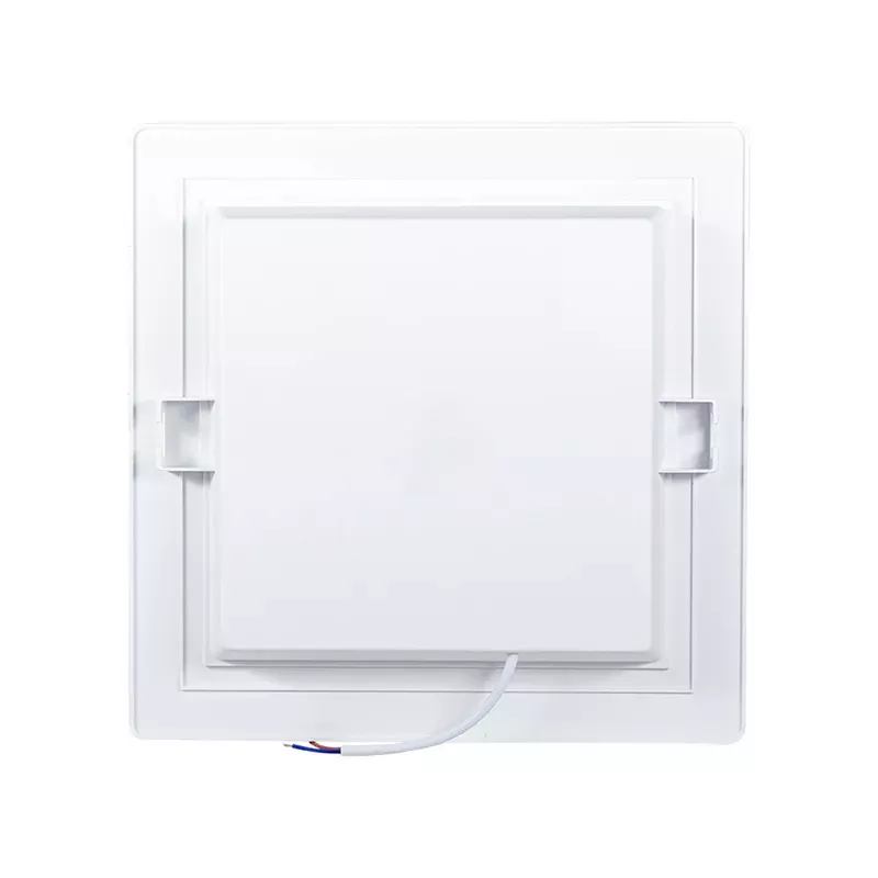 Kit Plafon LED Quadrado de Embutir 24W - 3000K Com 5 Unidades (520,0047) - Noll LED