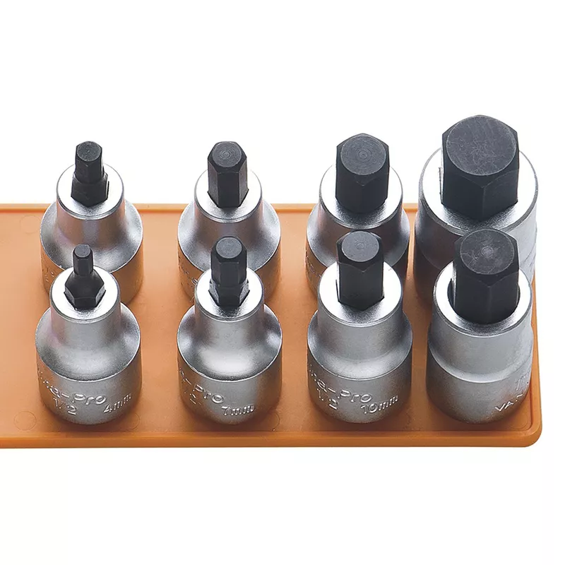 Jogo de Soquetes Hexagonal 1/2'' - 8 Peças (44845/508) - Tramontina Pro