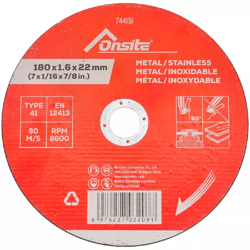 Kit Disco de Corte Deep Cut 7'' x 1.6mm Com 200 Unidades (744151) - Onsite
