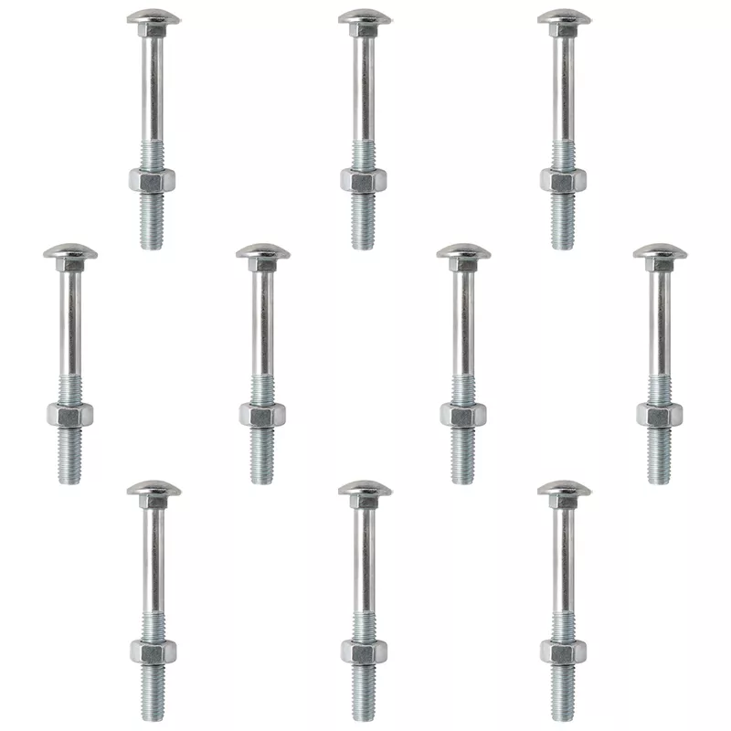 Kit Parafuso Francês Com Porca 3/8'' x 7'' - 53,0027 (Com 10 Unidades) - Nord