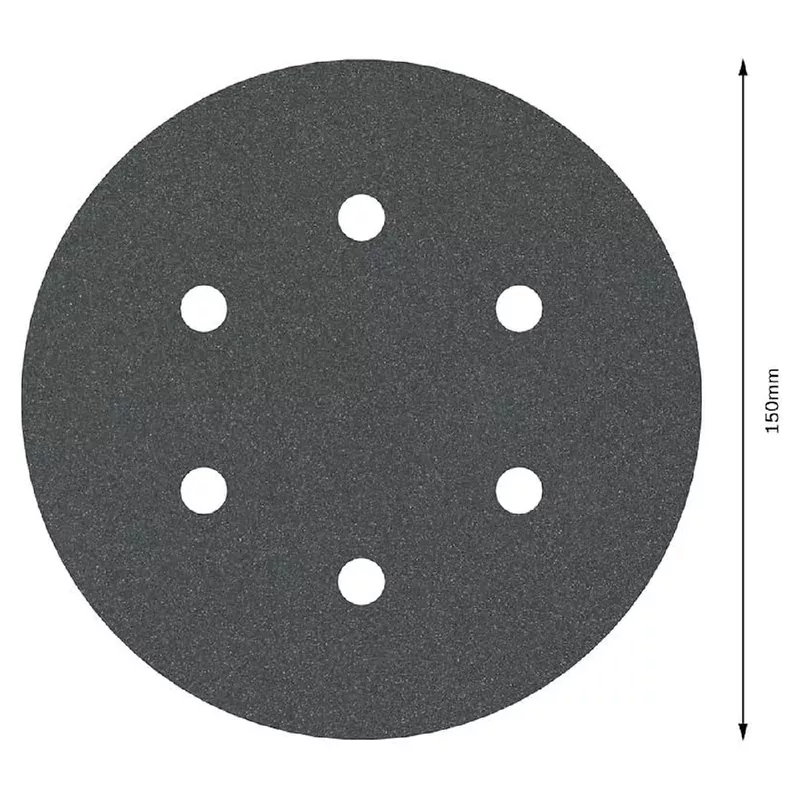 Disco de Lixa 150mm GR.180 F355 Com 5 Unidades (2608605127) - Bosch