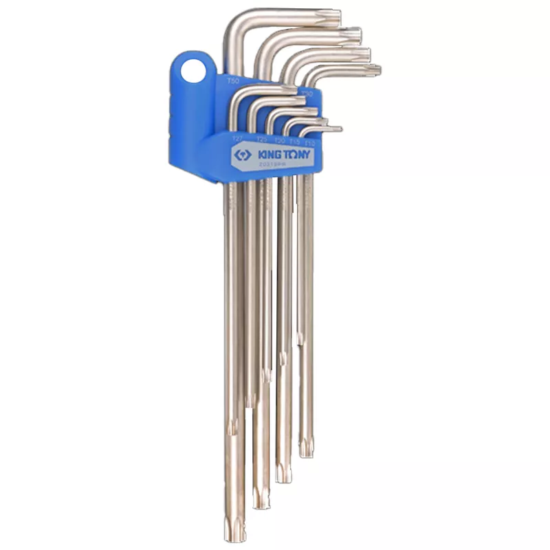 Jogo Chaves Torx Longa T10 a T50 (20319PR) - King Tony | Ritec