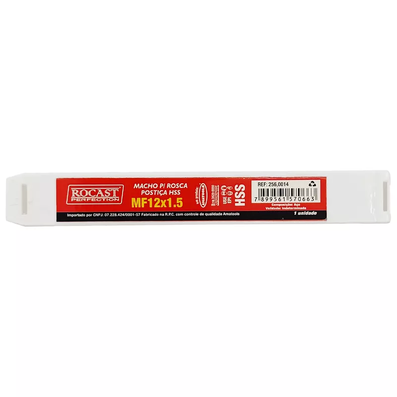 Macho Manual Para Rosca Postiça HSS - MF 12 x 1,50mm (256,0014 ...