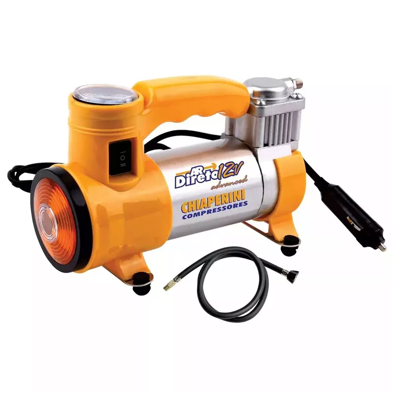 Mini Compressor de Ar Direto 12V c/ Lanterna + Maleta - Chia | Ritec ...
