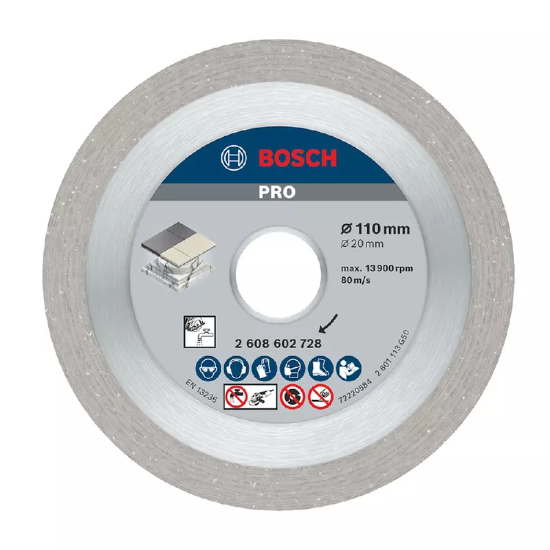 Disco Diamantado Liso Best Porcellanato 110mm - Bosch | Ritec