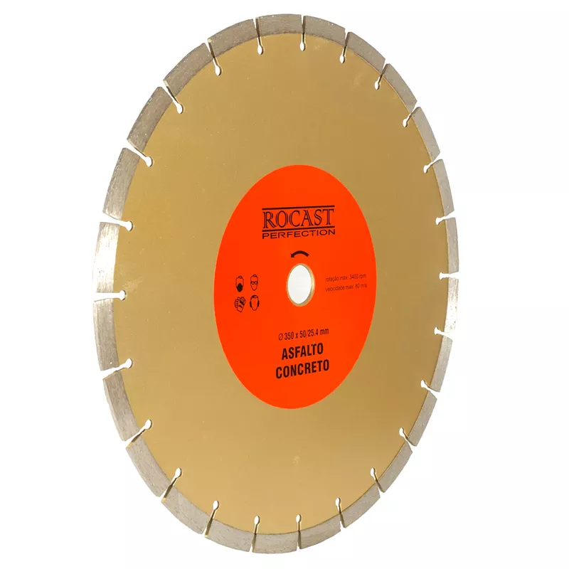 Disco Diamantado Para Asfalto e Concreto 350mm (34,0011) - Rocast ...