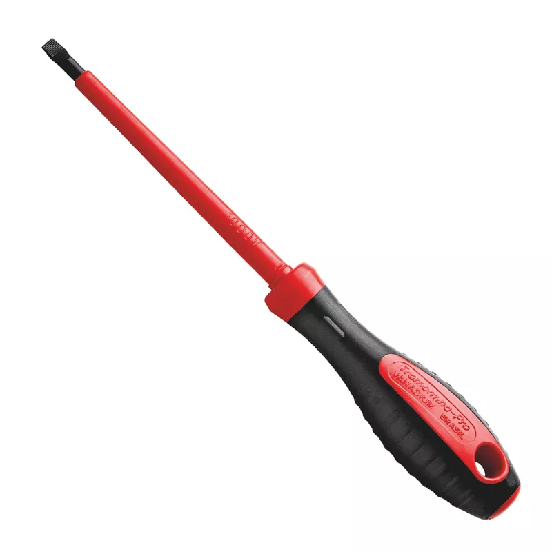 Chave de Fenda Isolada IEC 60900 Ponta Chata 3x100 mm Tramontina