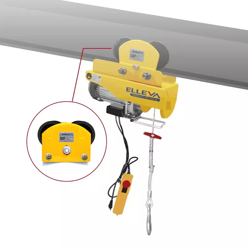 Trole Manual 1000Kg MTR 1.0 Ton - Menegotti | Ritec Máquinas e