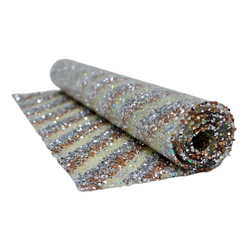 Manta De Strass Rivoli Line 24x40cm - Salmon