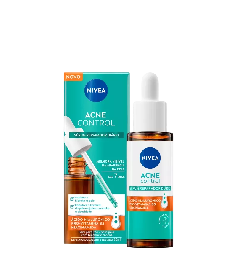 Nivea Acne Control Sérum Reparador Diário 30ml - AIKO COSMÉTICOS