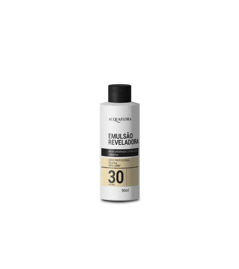 Acquaflora Emulsão Reveladora 30vol 90ml (Água Oxi... - AIKO COSMÉTICOS