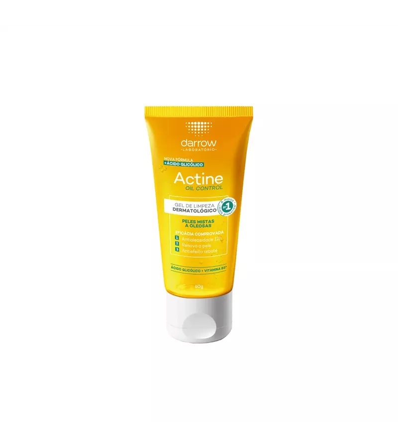 Darrow Actine Gel de Limpeza Oil Control 60g - AIKO COSMÉTICOS