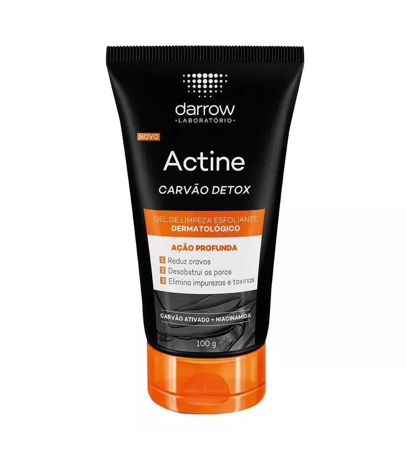 Darrow Actine Gel de Limpeza Esfoliante Carvão Det... - AIKO COSMÉTICOS