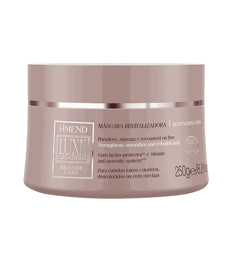 Amend Luxe Creations Blonde Care Máscara Revitaliz... - AIKO COSMÉTICOS