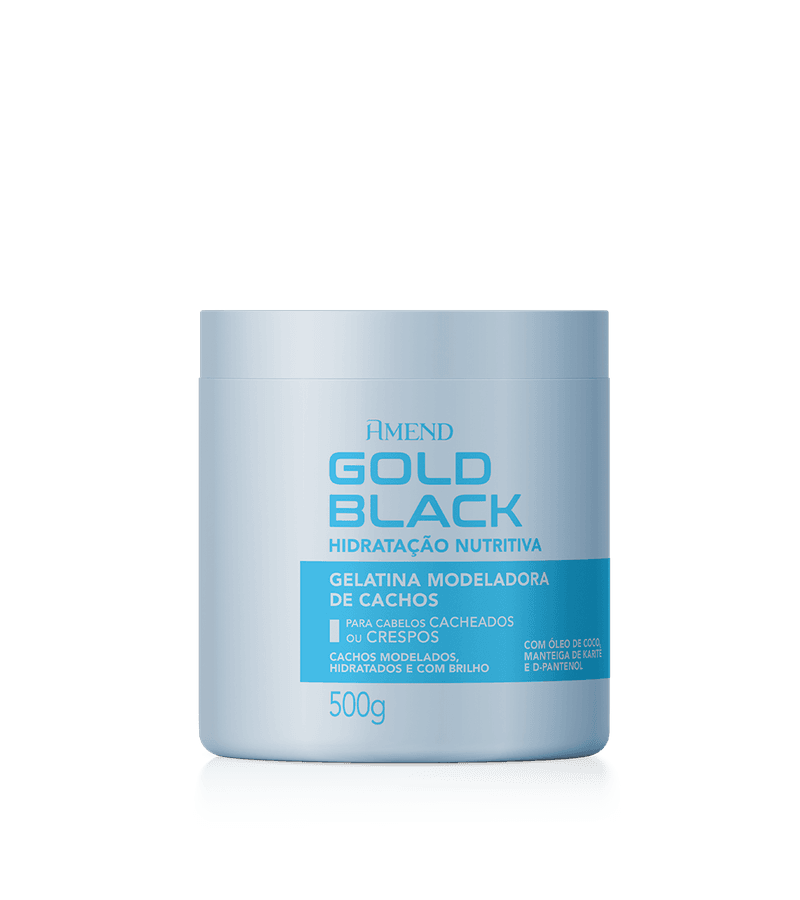 Amend Gold Black Gelatina Modeladora de Cachos - AIKO COSMÉTICOS