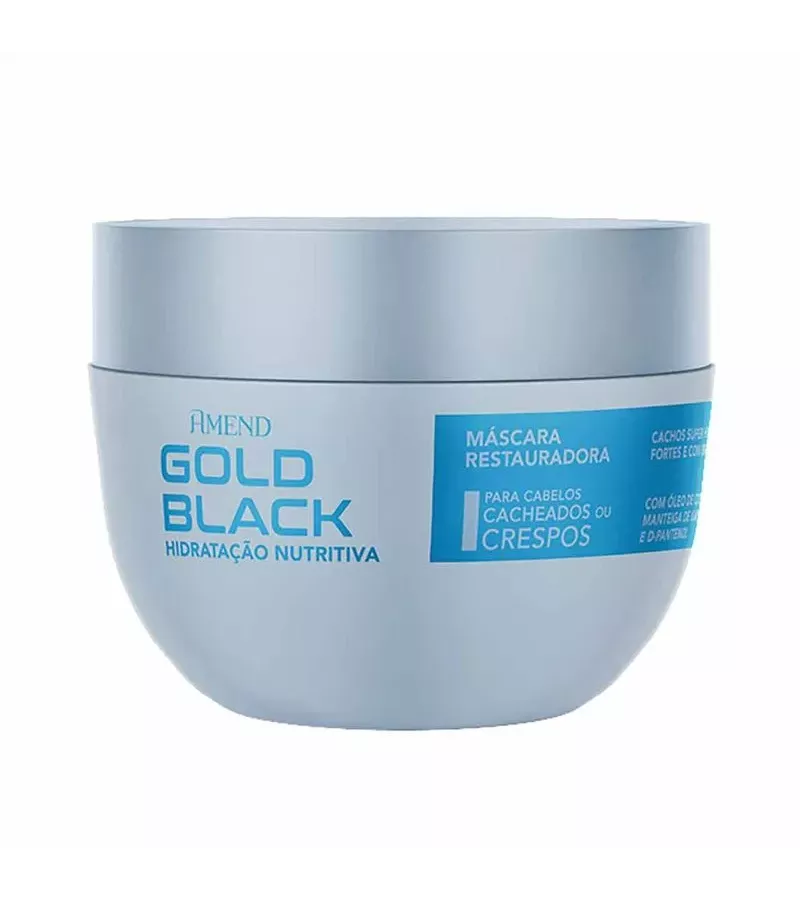 Amend Gold Black Máscara Restauradora 250g - AIKO COSMÉTICOS